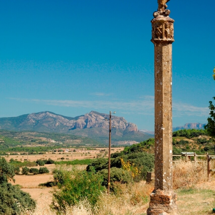 Cruz de término. @Jon Izeta-Archivo Hoya de Huesca